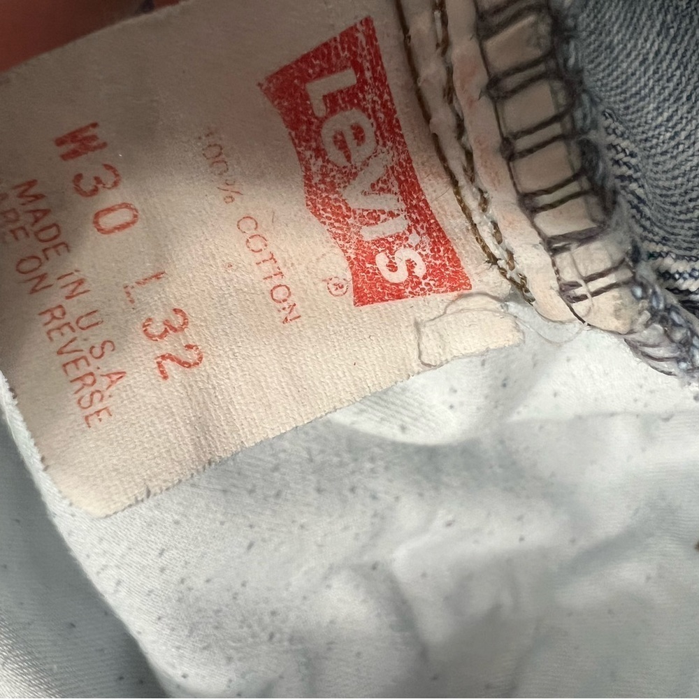 Vintage‎ Silver Tab Levi’s Cutoff Jean Shorts - Picture 14 of 16